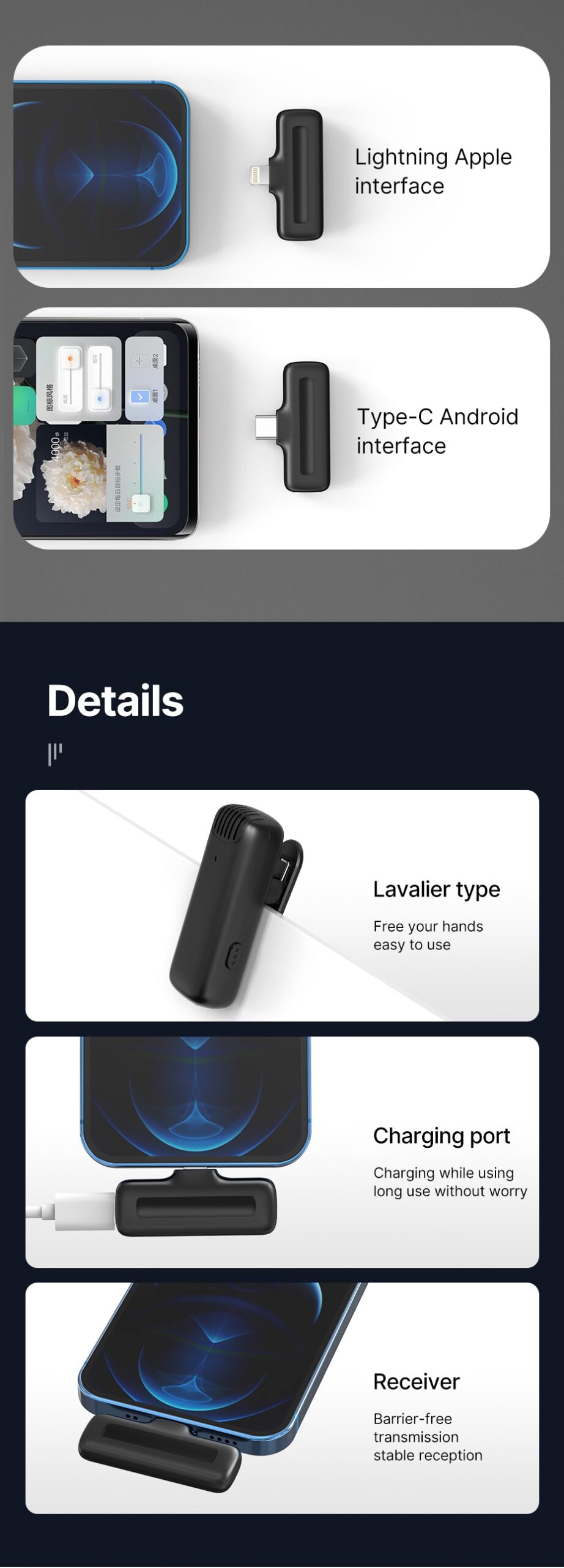 Wireless Lavalier Microphone System