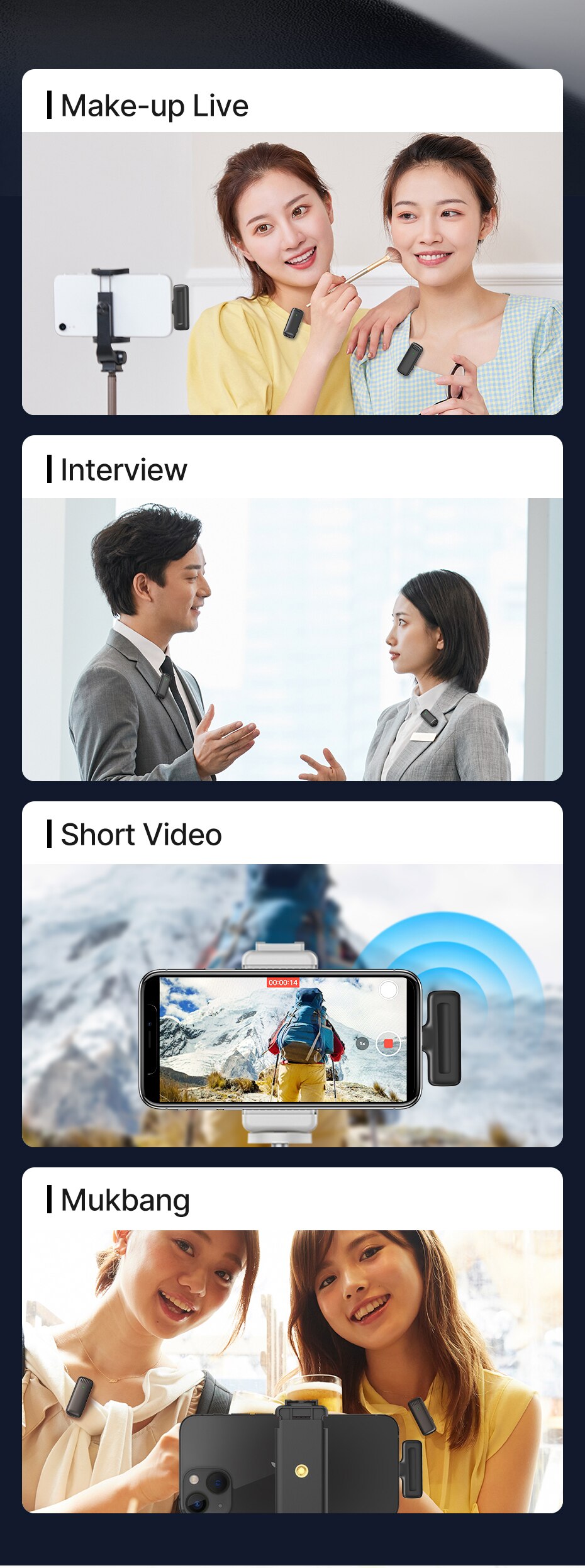 Wireless Lavalier Microphone System