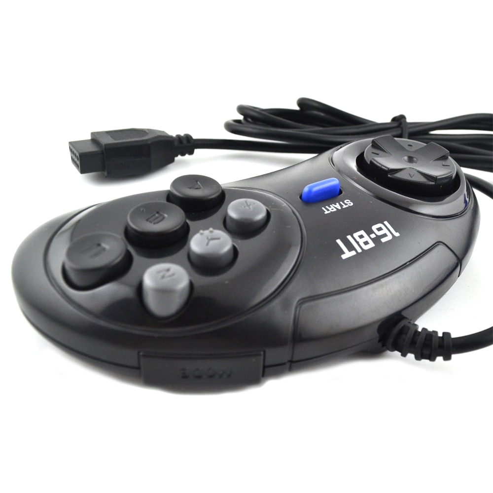 2pcs/1pc MD SEGA Gamepads 16bit Sega Genesis Game controller 9 Holes Sega Joypad high quality good price Game Accessories