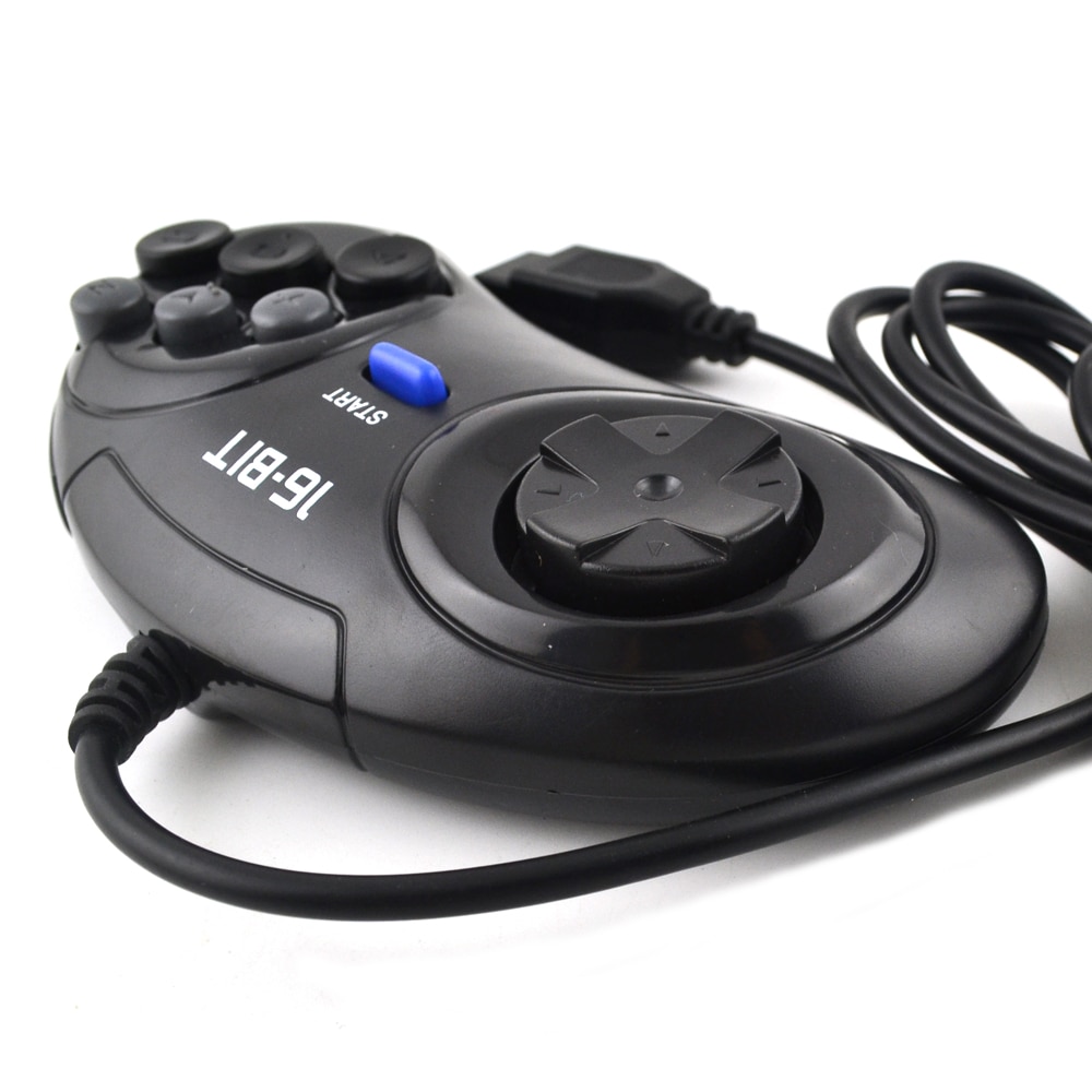 2pcs/1pc MD SEGA Gamepads 16bit Sega Genesis Game controller 9 Holes Sega Joypad high quality good price Game Accessories
