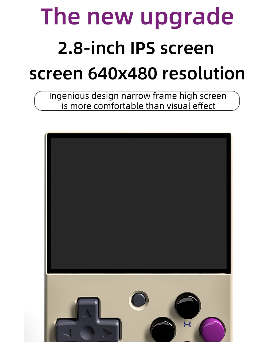 2.8Inch HD Screen For MIYOO MINI V2 Retro Handheld Game Console Video Game Consoles Linux System Classic Gaming Emulator 2.8Inch HD Screen For MIYOO MINI V2 Retro Handheld Game Console Video Game Consoles Linux System Classic Gaming Emulator