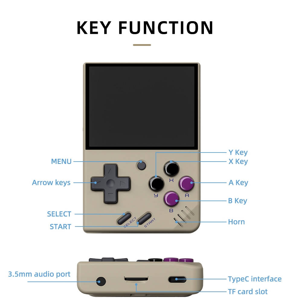 2.8Inch HD Screen For MIYOO MINI V2 Retro Handheld Game Console Video Game Consoles Linux System Classic Gaming Emulator 2.8Inch HD Screen For MIYOO MINI V2 Retro Handheld Game Console Video Game Consoles Linux System Classic Gaming Emulator