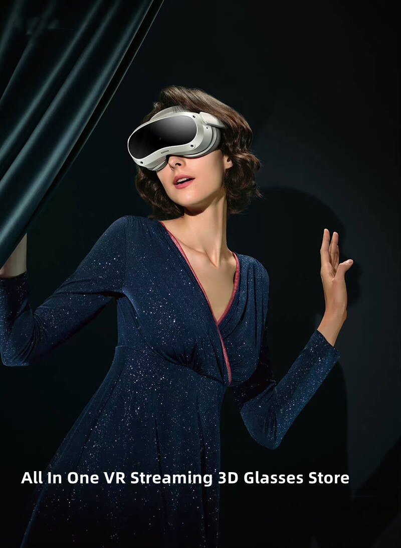 3D 4K+ Pico 4 VR Streaming Game Somatosensory Tracker Glasses Advanced All In One Virtual Reality Headset HD Display In Stock