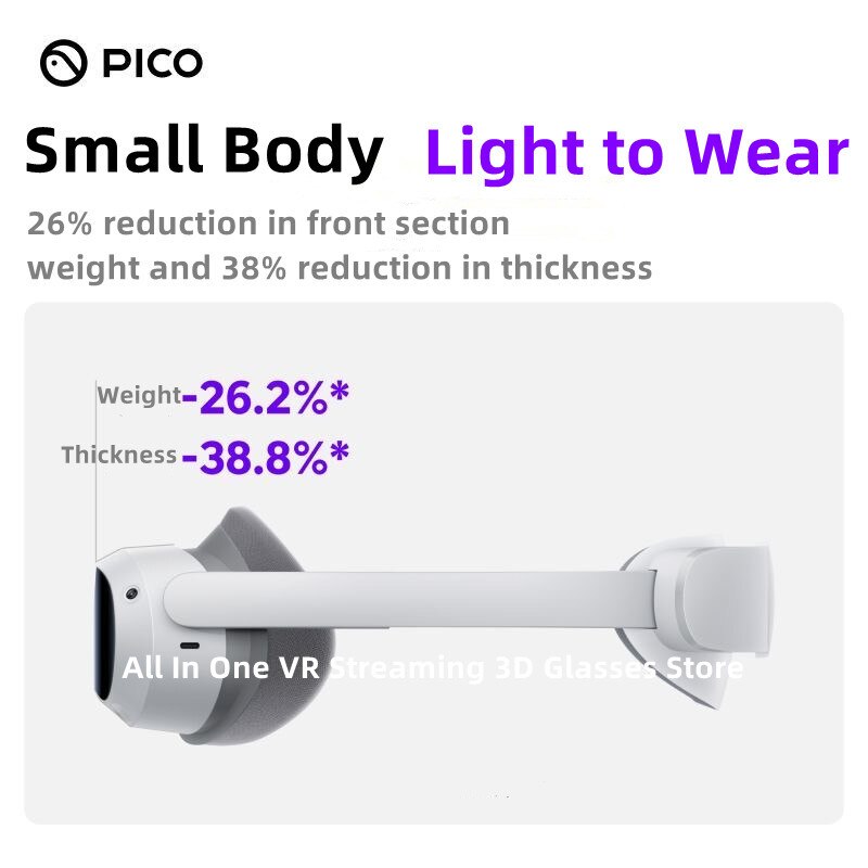 3D 4K+ Pico 4 VR Streaming Game Somatosensory Tracker Glasses Advanced All In One Virtual Reality Headset HD Display In Stock