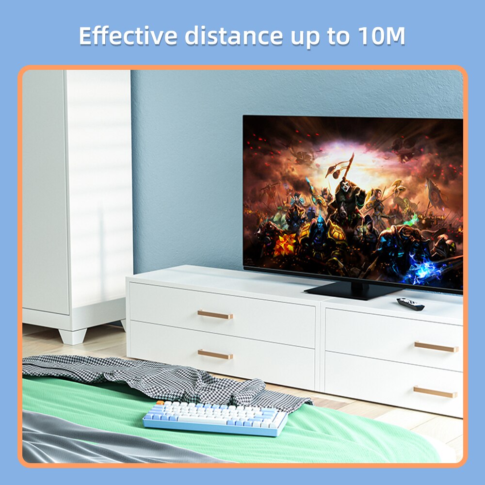 RGB Luz Sem Fio bluetooth Teclado Mec&acirc;nico Teclado De Jogos PBT Keycaps Hot Swappable 65 Teclas para PC Laptop cabo destac&aacute;vel