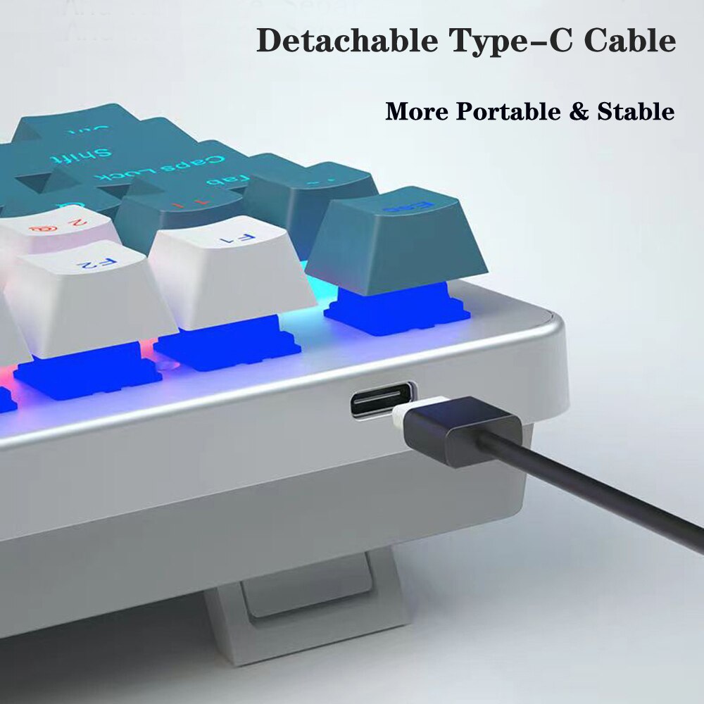 F3060 75 por cento 84 teclas com fio botão macro teclado mecânico quente swappable rgb retroiluminado para gamer de computador completo esports clavies F3060 75 por cento 84 teclas com fio botão macro teclado mecânico quente swappable rgb retroiluminado para gamer de computador completo esports clavies