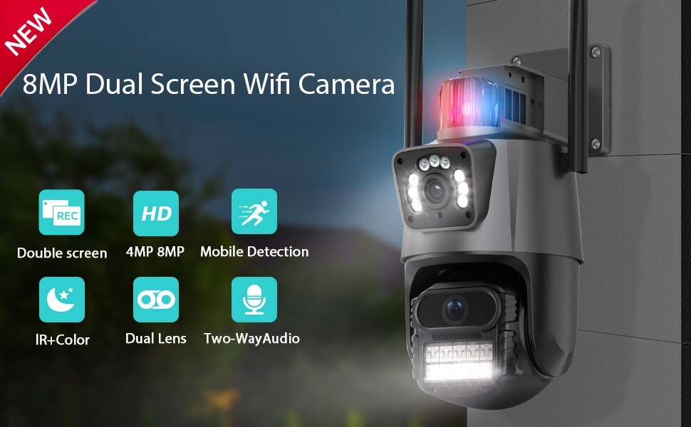 BESDER ICSEE 1080P P2P Wifi C&acirc;mera Grava&ccedil;&atilde;o de &Aacute;udio C&acirc;mera IP Sem Fio Alarme CCTV Bala Exterior Com Slot Para Cart&atilde;o SD Max 128G