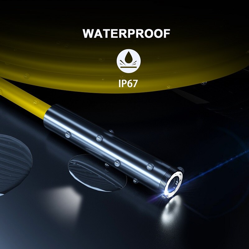 Enwor sem fio endosc&oacute;pio mini c&acirc;mera 8mm ip67 lente &agrave; prova dip67 &aacute;gua 1200p hd para android/ios/pc wifi inspe&ccedil;&atilde;o borescope