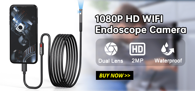 Kerui 1200p wifi c&acirc;mera c&acirc;mera de inspe&ccedil;&atilde;o &agrave; prova d' &aacute;gua cobra mini c&acirc;mera usb borosc&oacute;pio para o carro para iphone & android smartphone