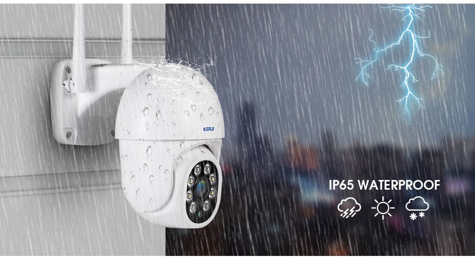 Kerui tuya wi-fi inteligente gsm sistema de alarme de seguran&ccedil;a funciona com alexa detector de movimento home do assaltante sensor da janela da porta de fuma&ccedil;a c&acirc;mera ip