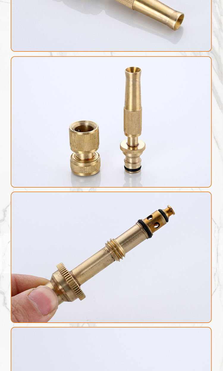 High Pressure Adjustable Brass Nozze