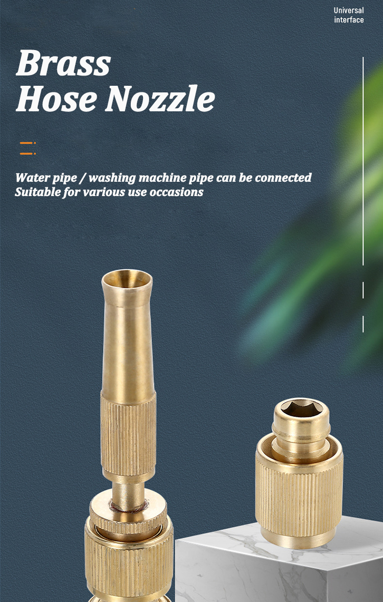 High Pressure Adjustable Brass Nozze