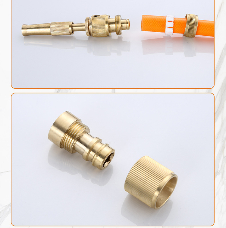 High Pressure Adjustable Brass Nozze