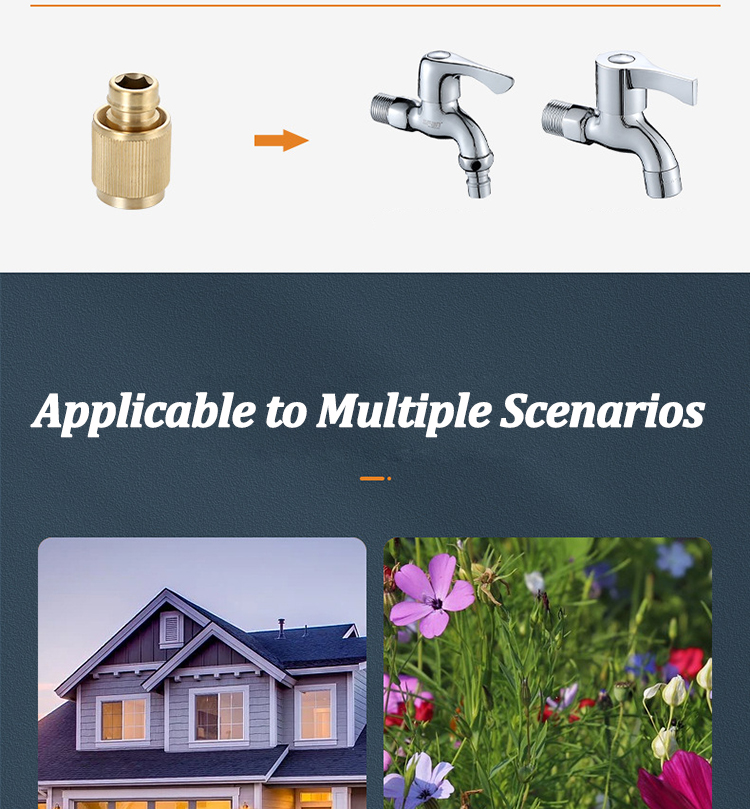 High Pressure Adjustable Brass Nozze