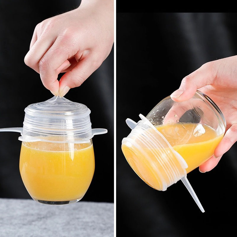 Silicone Food Lids 6/12 Pcs Set