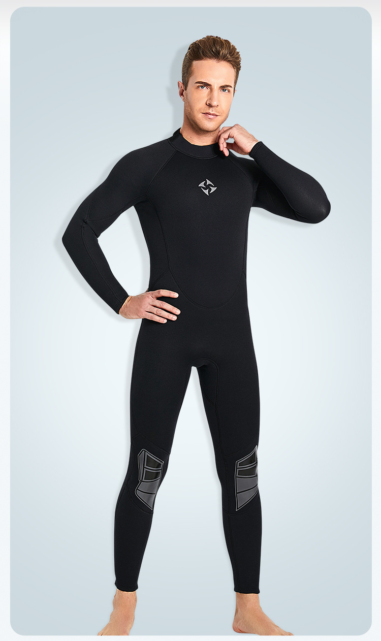 3mm Neoprene Wetsuit Men Surfing Plus Size One-piece Swimsuit Women Diving Suit Water Sports Scuba Diving and Snorkeling Wetsuit