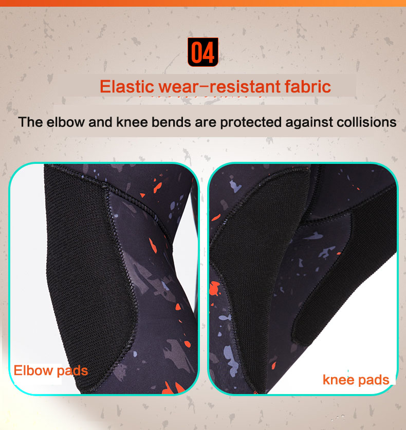 Premium 3MM Neoprene Wetsuit Men Spearfishing Snorkeling and Scuba Diving Suit Smooth Lining Pro Deep Diving Camouflage Wet Suit