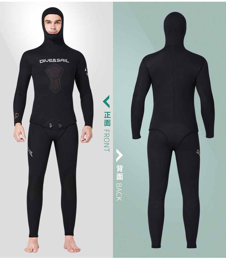 Premium 3MM Neoprene Wetsuit Men Spearfishing Snorkeling and Scuba Diving Suit Smooth Lining Pro Deep Diving Camouflage Wet Suit