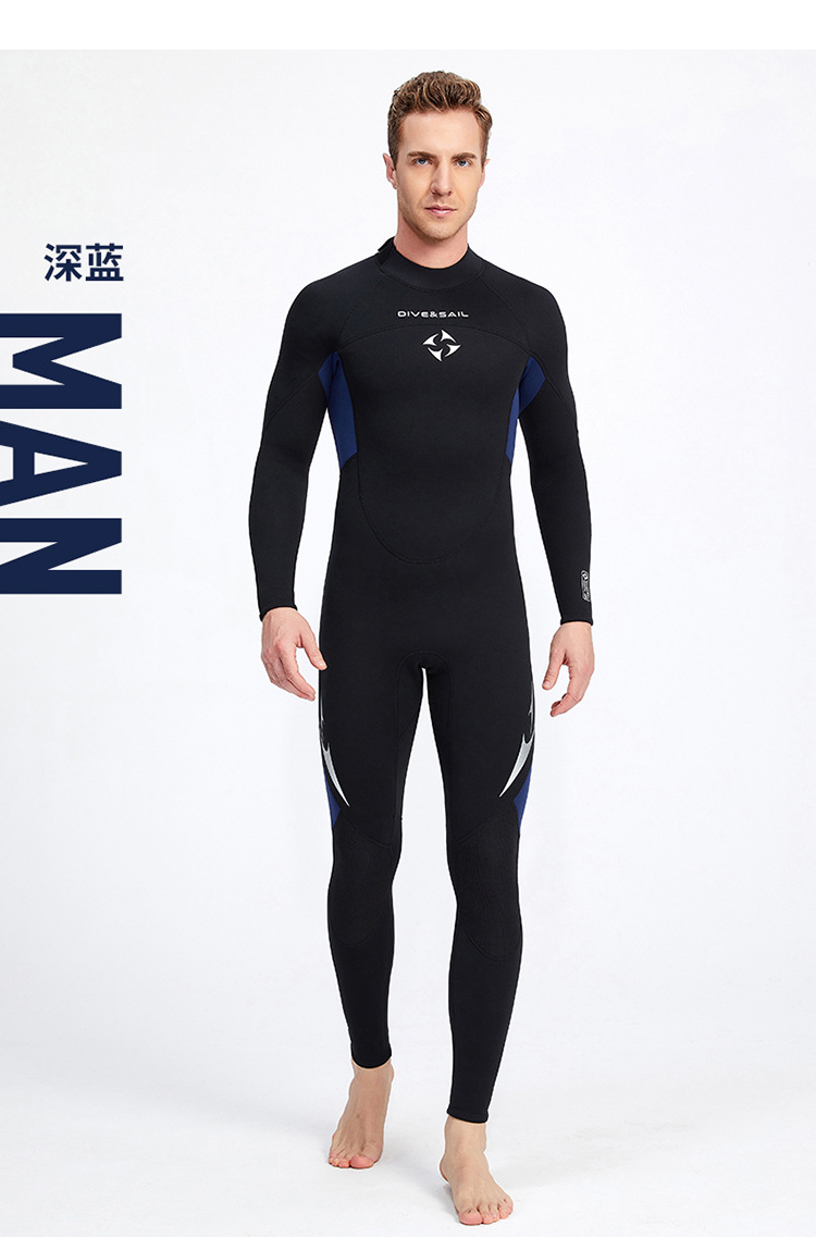 3MM Neoprene Men Wetsuit Women Swimsuit One-Piece Surf Scuba Diving Snorkeling SpearFishing KiteSurfing Wetsuit Diving Equipment