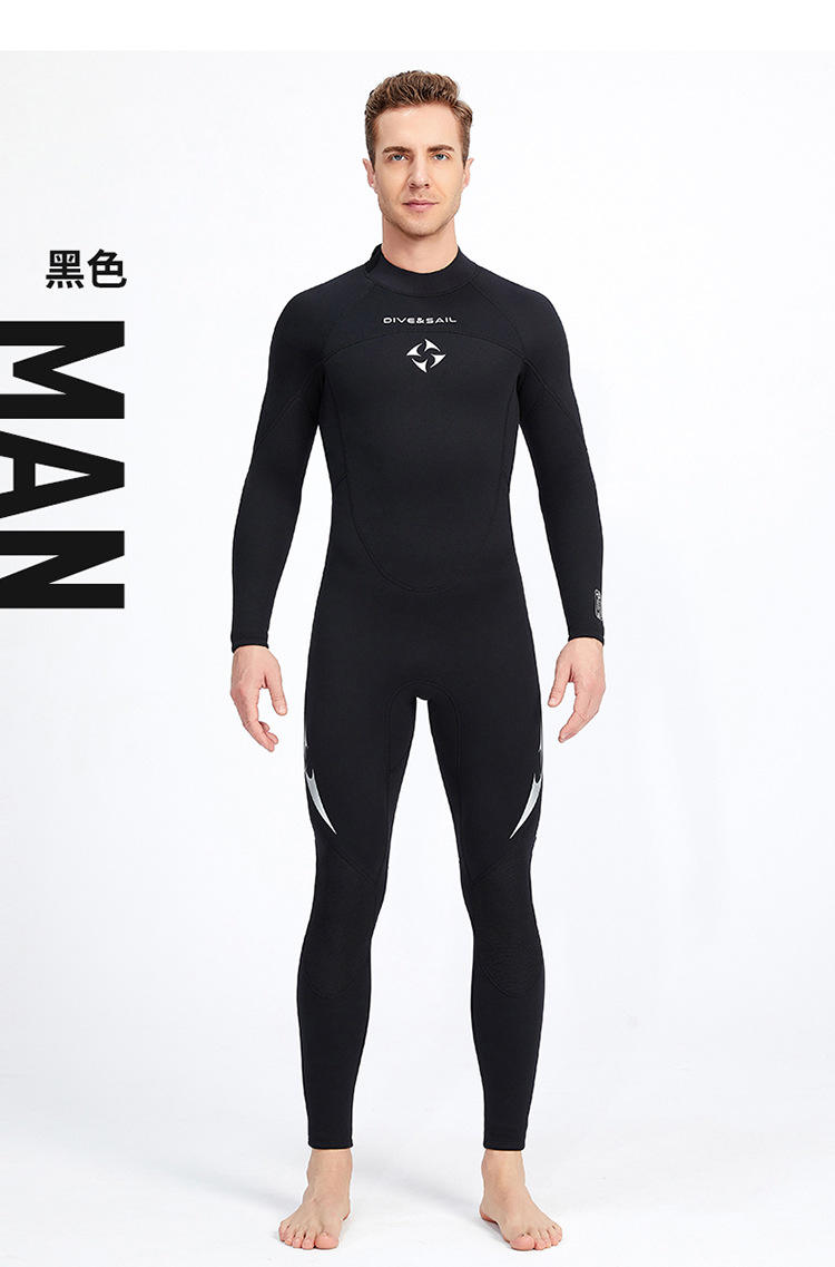 3MM Neoprene Men Wetsuit Women Swimsuit One-Piece Surf Scuba Diving Snorkeling SpearFishing KiteSurfing Wetsuit Diving Equipment