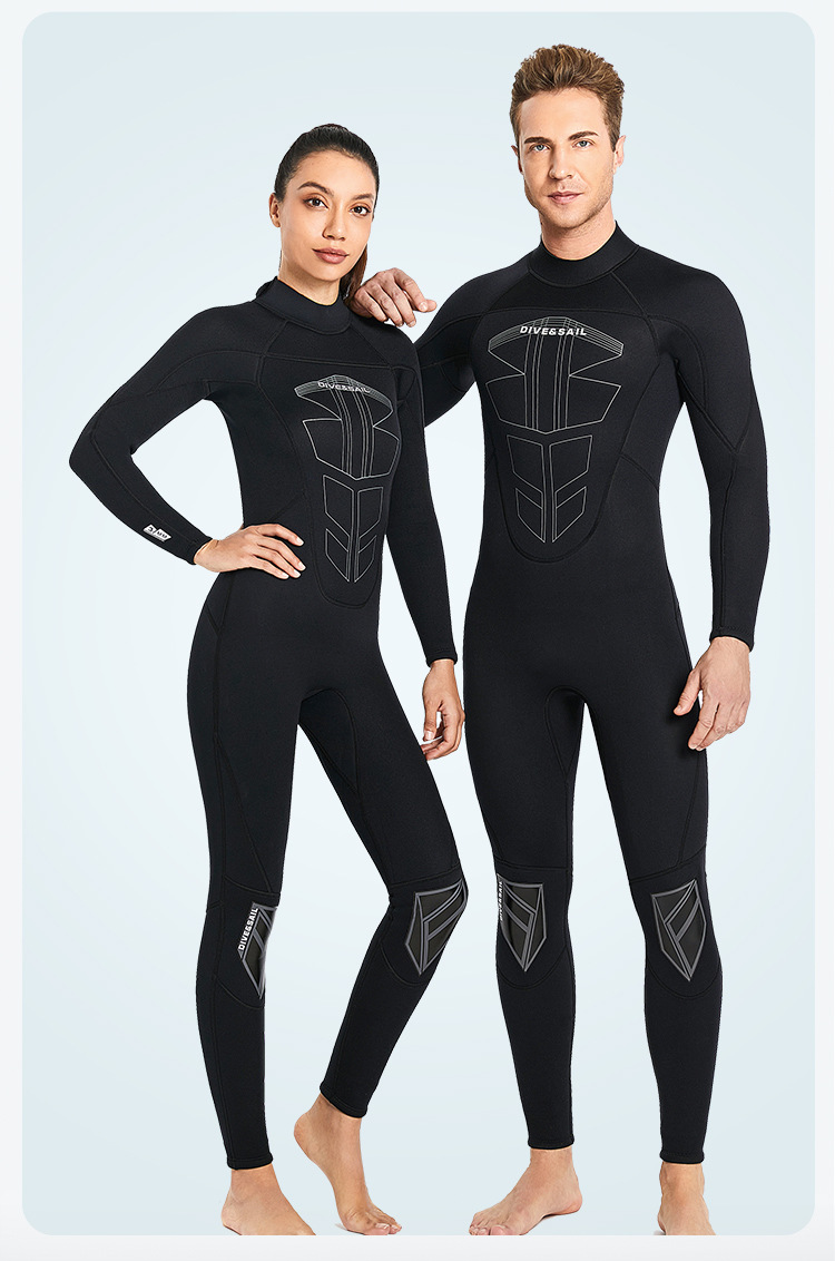 Wetsuit Men 3MM Neoprene One-piece suit Women Wetsuit Surfing Snorkeling Diving Suit Warm Premium Swimsuit Full Body Diving Suit