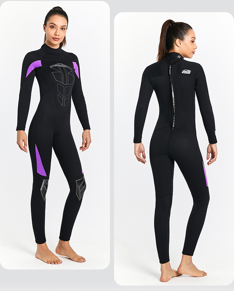 Wetsuit Men 3MM Neoprene One-piece suit Women Wetsuit Surfing Snorkeling Diving Suit Warm Premium Swimsuit Full Body Diving Suit