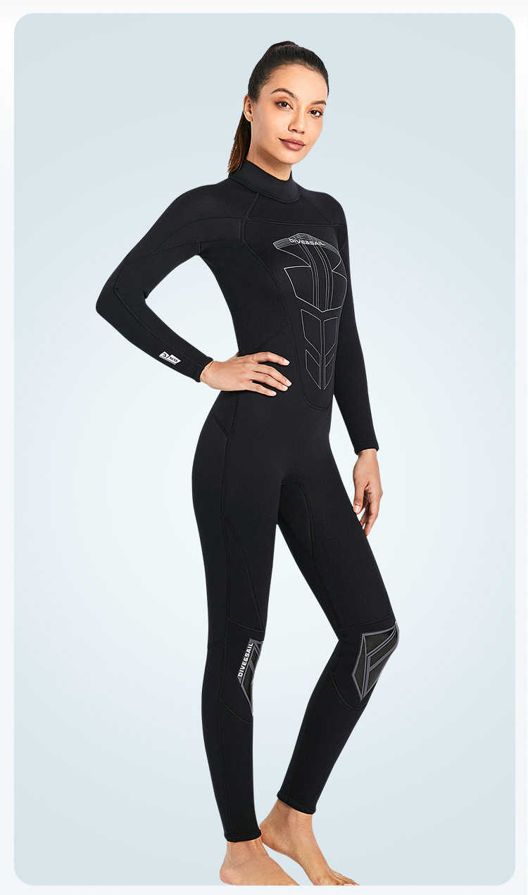 Wetsuit Men 3MM Neoprene One-piece suit Women Wetsuit Surfing Snorkeling Diving Suit Warm Premium Swimsuit Full Body Diving Suit