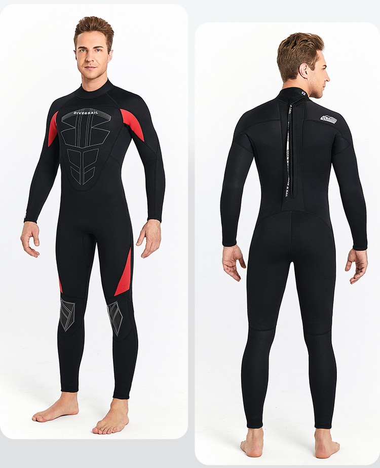 Wetsuit Men 3MM Neoprene One-piece suit Women Wetsuit Surfing Snorkeling Diving Suit Warm Premium Swimsuit Full Body Diving Suit