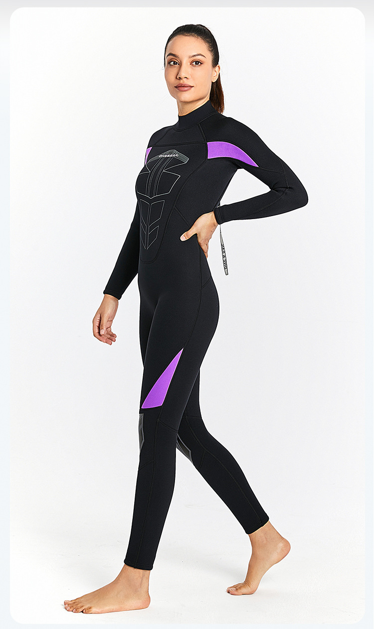 Wetsuit Men 3MM Neoprene One-piece suit Women Wetsuit Surfing Snorkeling Diving Suit Warm Premium Swimsuit Full Body Diving Suit