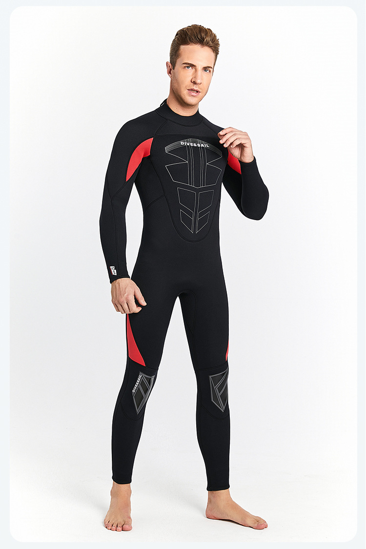 Wetsuit Men 3MM Neoprene One-piece suit Women Wetsuit Surfing Snorkeling Diving Suit Warm Premium Swimsuit Full Body Diving Suit