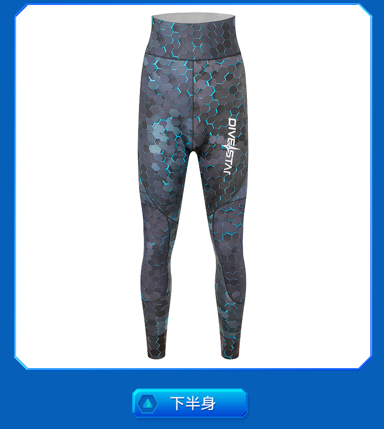 Spearfishing Wetsuit Set Neoprene Premium Wetsuit Snorkeling Scuba Free Diving Suit Hunting Split Camouflage Hooded Wetsuit