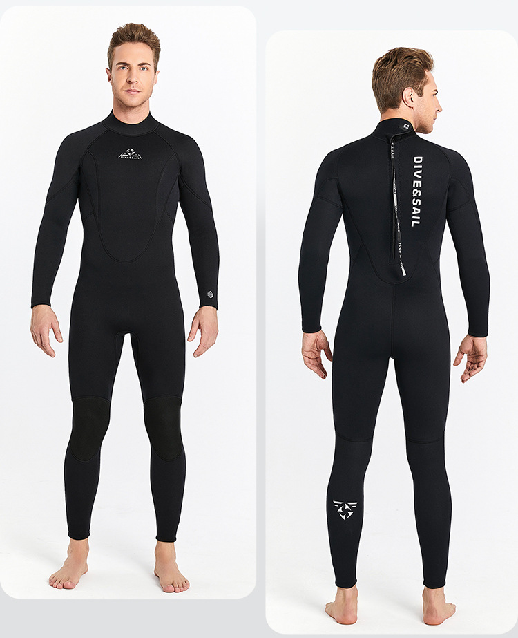 3MM Neoprene Men Wetsuit Winter Swimsuit One-piece Diving Suit Women Surfing Water Sports Scuba Diving and Snorkeling Wetsuits
