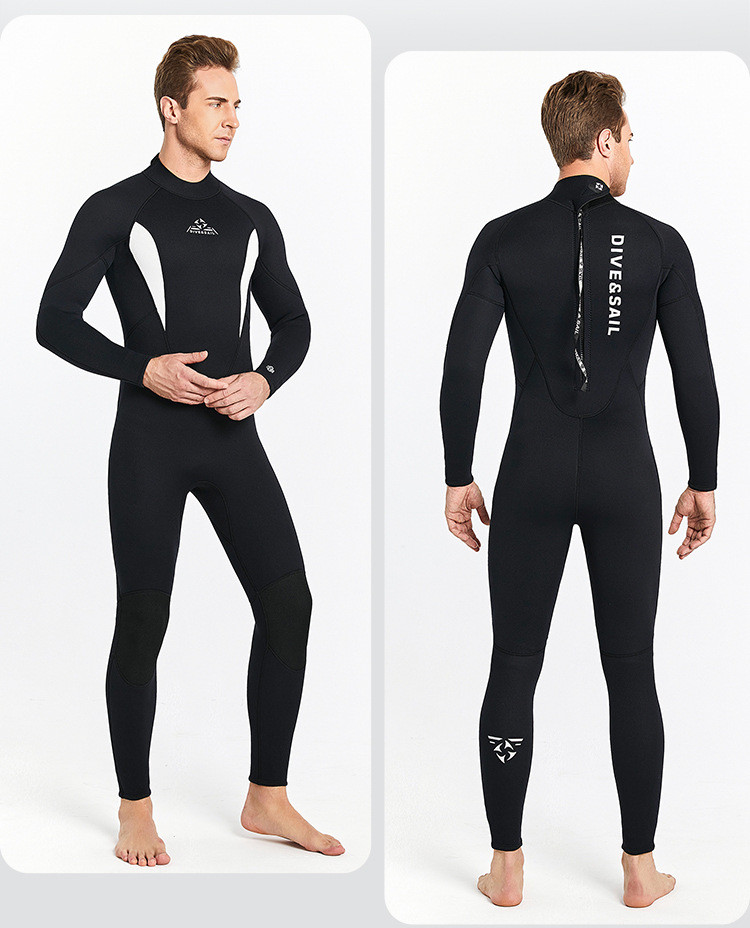 3MM Neoprene Men Wetsuit Winter Swimsuit One-piece Diving Suit Women Surfing Water Sports Scuba Diving and Snorkeling Wetsuits