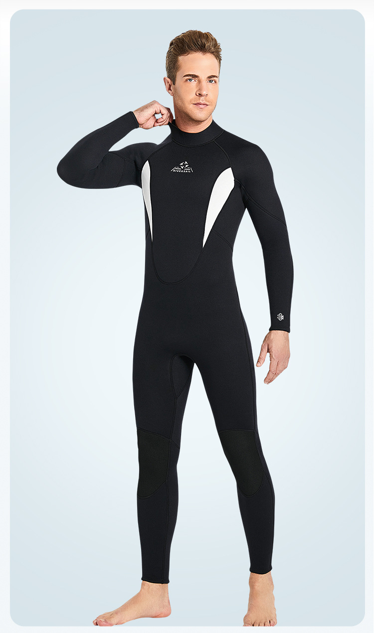 3MM Neoprene Men Wetsuit Winter Swimsuit One-piece Diving Suit Women Surfing Water Sports Scuba Diving and Snorkeling Wetsuits