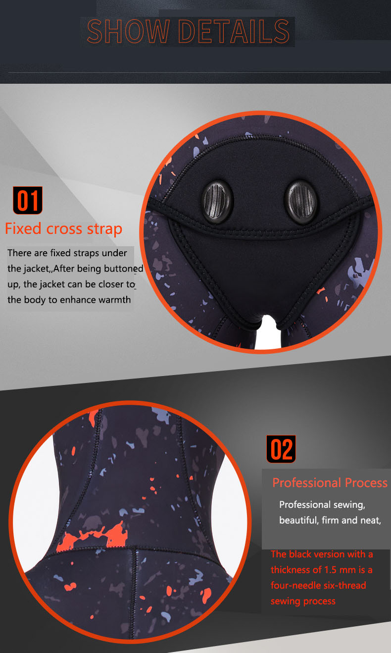 5MM Wetsuit Premium Neoprene Men Scuba Diving and Snorkeling Spearfishing Keep Warm Wetsuits Women Swimming Surfing Diving Suit