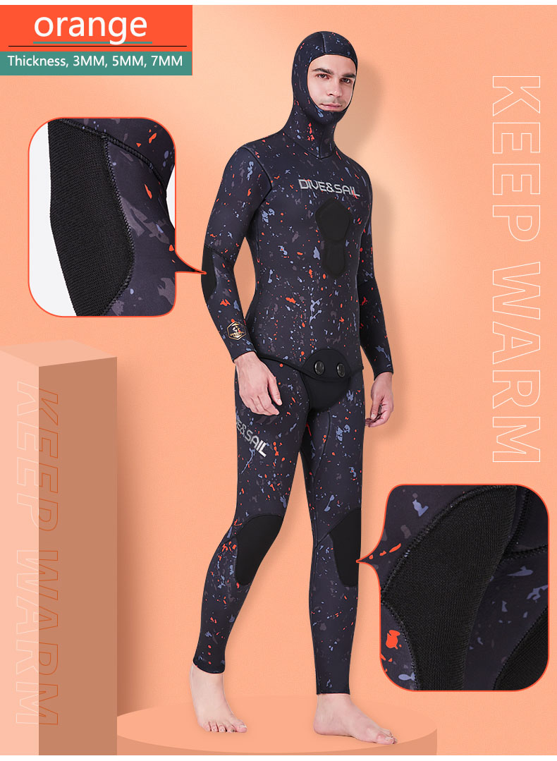 5MM Wetsuit Premium Neoprene Men Scuba Diving and Snorkeling Spearfishing Keep Warm Wetsuits Women Swimming Surfing Diving Suit