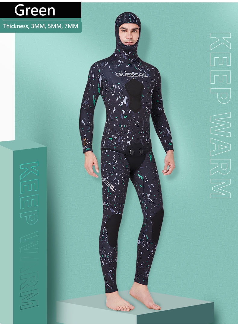 5MM Wetsuit Premium Neoprene Men Scuba Diving and Snorkeling Spearfishing Keep Warm Wetsuits Women Swimming Surfing Diving Suit