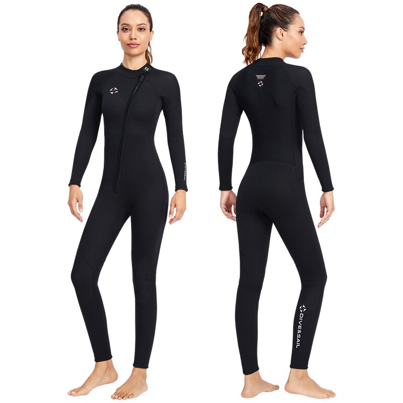 Wetsuits Men's 3mm Premium Neoprene Front Zip Full Suits for Scuba Diving,Spearfishing,Snorkeling,Surfing,Canoeing Dive Skin