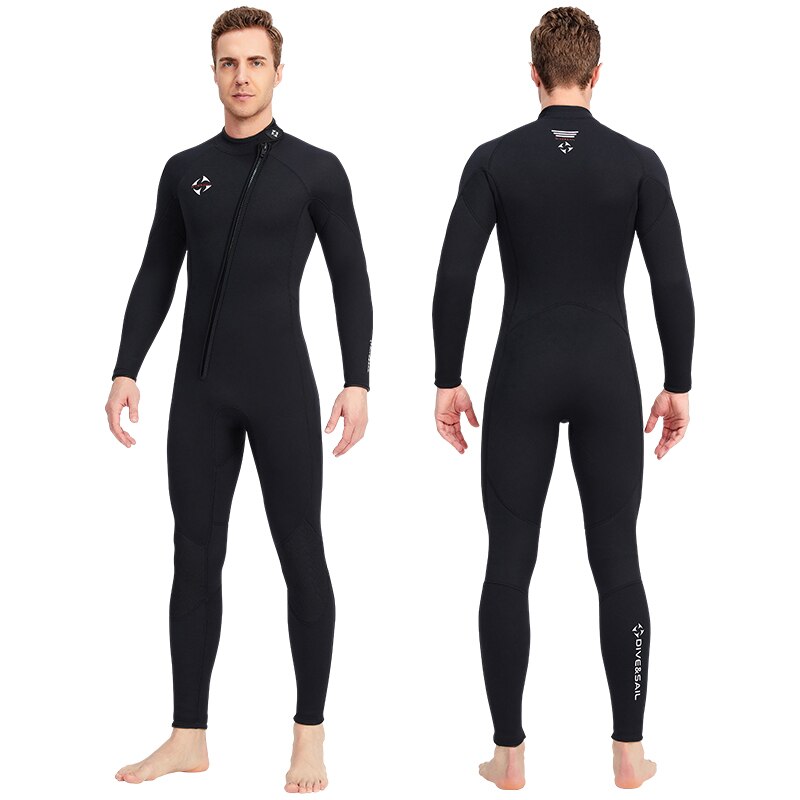 Wetsuits Men's 3mm Premium Neoprene Front Zip Full Suits for Scuba Diving,Spearfishing,Snorkeling,Surfing,Canoeing Dive Skin