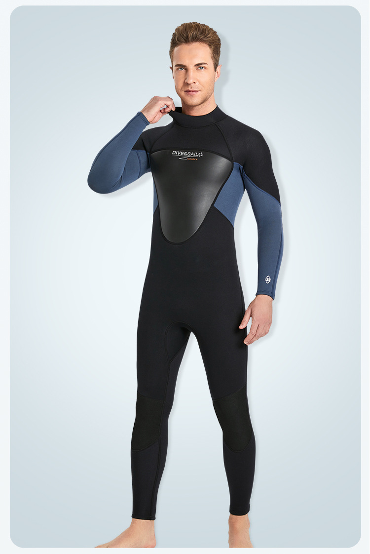 Diving Suit 3MM Neoprene Men One-piece Wetsuit Water Sports Women Swimsuit Surfing Scuba Diving Snorkeling High-quality Wetsuit