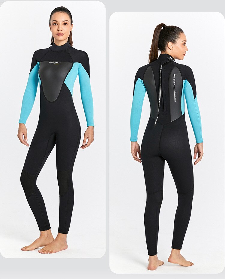 Diving Suit 3MM Neoprene Men One-piece Wetsuit Water Sports Women Swimsuit Surfing Scuba Diving Snorkeling High-quality Wetsuit