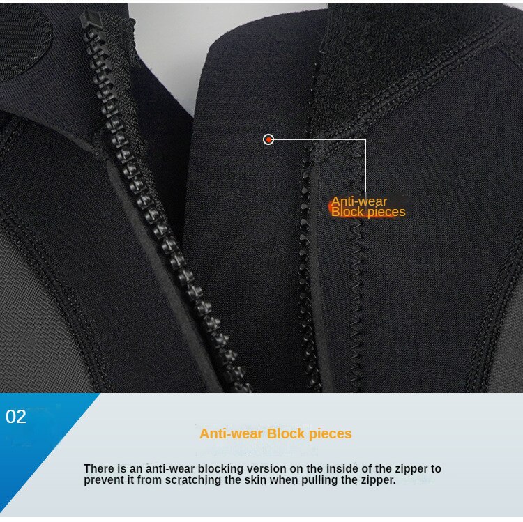 Diving Suit 3MM Neoprene Men One-piece Wetsuit Water Sports Women Swimsuit Surfing Scuba Diving Snorkeling High-quality Wetsuit