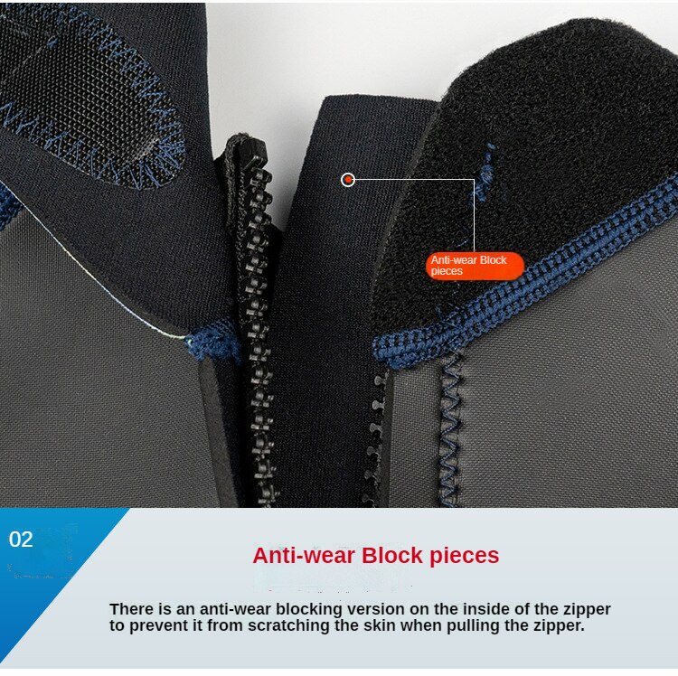 Women' Wetsuit 3MM Neoprene One-piece Thermal Swimsuit Thickened Swimming Surfing Diving Suit Scuba Diving Snorkeling Wetsuit