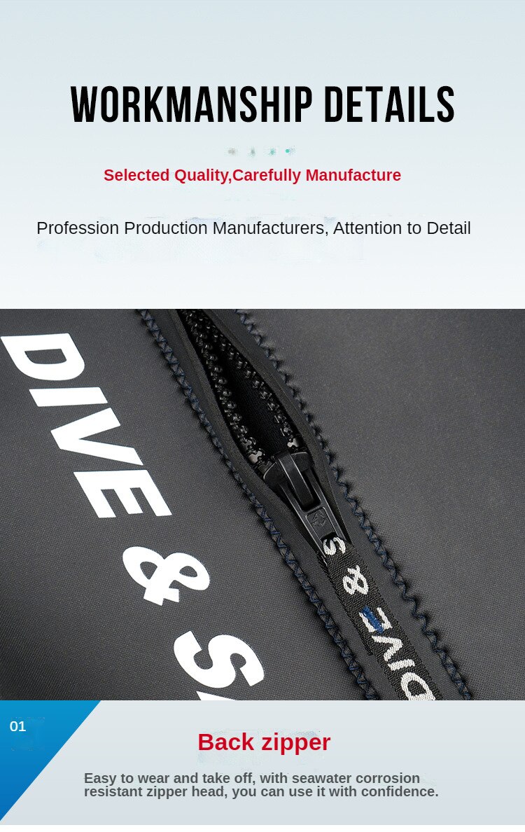 Women' Wetsuit 3MM Neoprene One-piece Thermal Swimsuit Thickened Swimming Surfing Diving Suit Scuba Diving Snorkeling Wetsuit