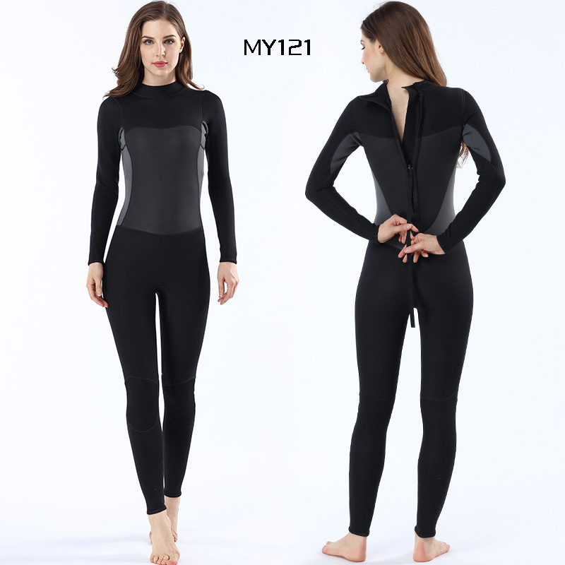 3MM Neoprene Wetsuit Scuba Diving and Snorkeling Suit Men One-piece Wetsuit Warm Full Body Swim Suit  Surf Women Wetsuit