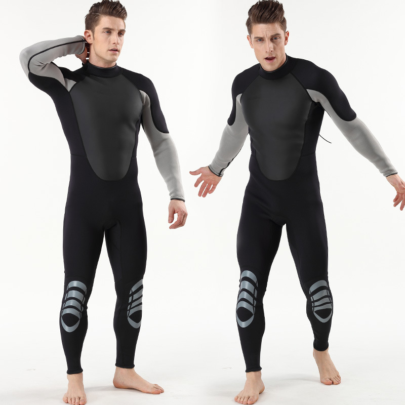 3MM Neoprene Wetsuit Scuba Diving and Snorkeling Suit Men One-piece Wetsuit Warm Full Body Swim Suit  Surf Women Wetsuit