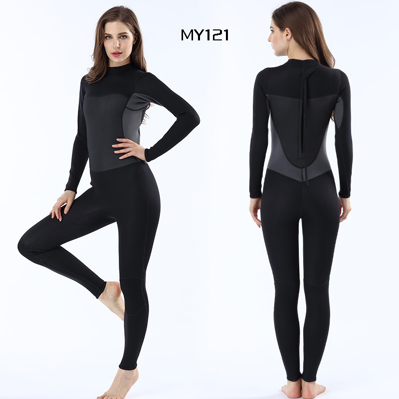 3MM Neoprene Wetsuit Scuba Diving and Snorkeling Suit Men One-piece Wetsuit Warm Full Body Swim Suit  Surf Women Wetsuit