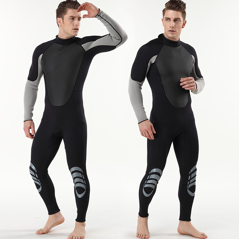 3MM Neoprene Wetsuit Scuba Diving and Snorkeling Suit Men One-piece Wetsuit Warm Full Body Swim Suit  Surf Women Wetsuit