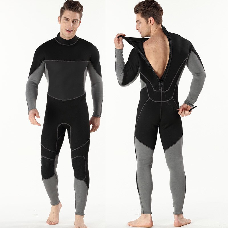 3MM Neoprene Wetsuit Scuba Diving and Snorkeling Suit Men One-piece Wetsuit Warm Full Body Swim Suit  Surf Women Wetsuit