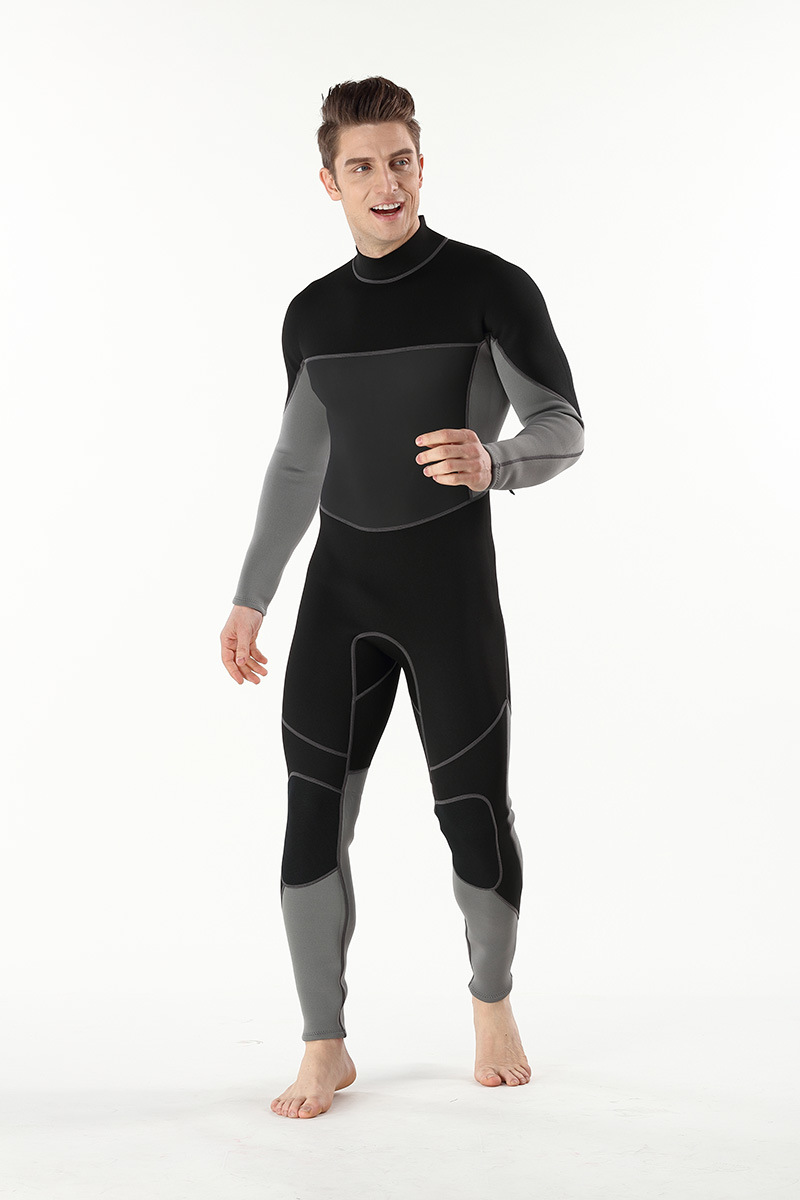 3MM Neoprene Wetsuit Scuba Diving and Snorkeling Suit Men One-piece Wetsuit Warm Full Body Swim Suit  Surf Women Wetsuit